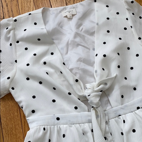 Everly Polka Dot Midi Dress - Picture 2 of 5